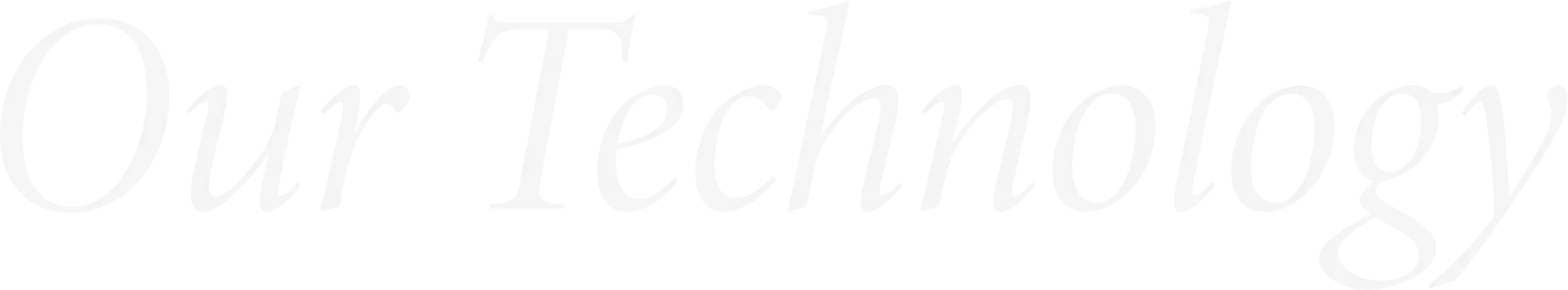 Our Technology